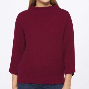 The Reset Burgundy Funnel neck Sweater Sz S